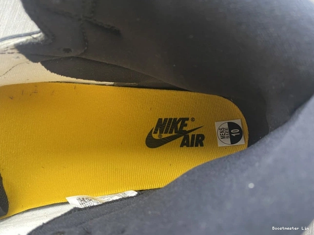 Boostmaster lin High Jordan Air 555088-711 Yellow 1 Toe OG 0823